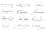 design signature handwritten cursive scripted handwriting logo